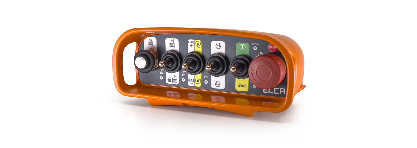 ELCA Radiocontrols - E1 Vetta  Radio control remoto compacto y portatil de cadera
